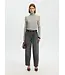 SELECTED FEMME SLWVENDY WOOL LS KNIT ROLL NECK NOOS L GREY MEL