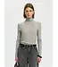 SELECTED FEMME SLWVENDY WOOL LS KNIT ROLL NECK NOOS L GREY MEL