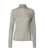 SELECTED FEMME SLWVENDY WOOL LS KNIT ROLL NECK NOOS L GREY MEL