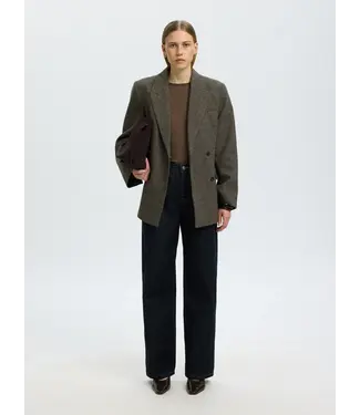 SELECTED FEMME SLWVENDY LS KNIT WOOL O-NECK NOOS DELICIOSO