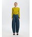 SELECTED FEMME SLWVENDY LS KNIT WOOL O-NECK NOOS AVOCADO OIL