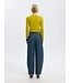 SELECTED FEMME SLWVENDY LS KNIT WOOL O-NECK NOOS AVOCADO OIL