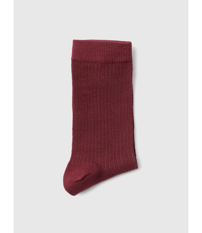 SELECTED FEMME SLWROSE SOCK NOOS TAWNY PORT