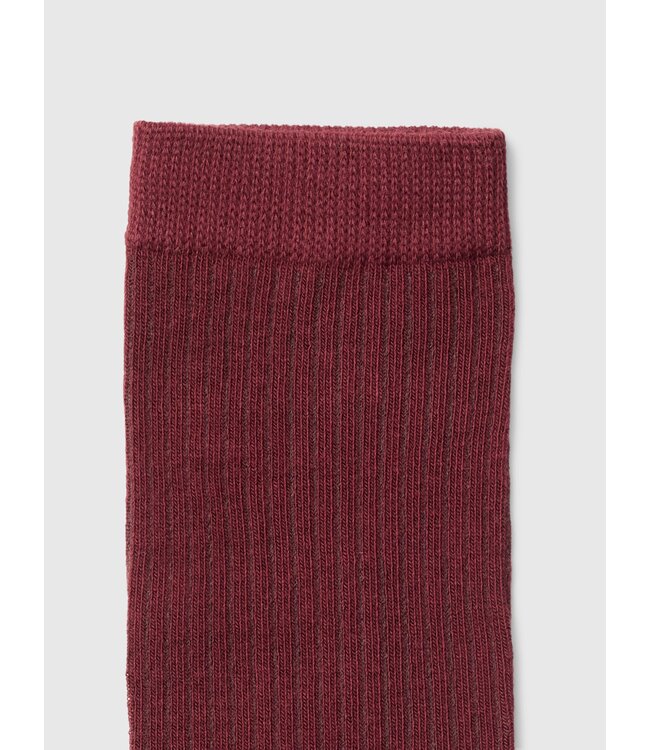 SELECTED FEMME SLWROSE SOCK NOOS TAWNY PORT