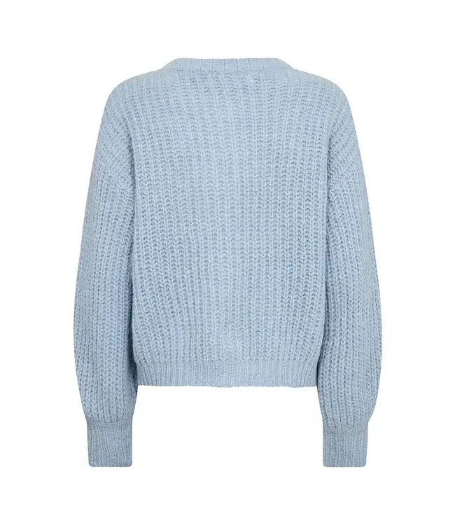 CO'COUTURE CC RAINACC CARDIGAN PALE BLUE