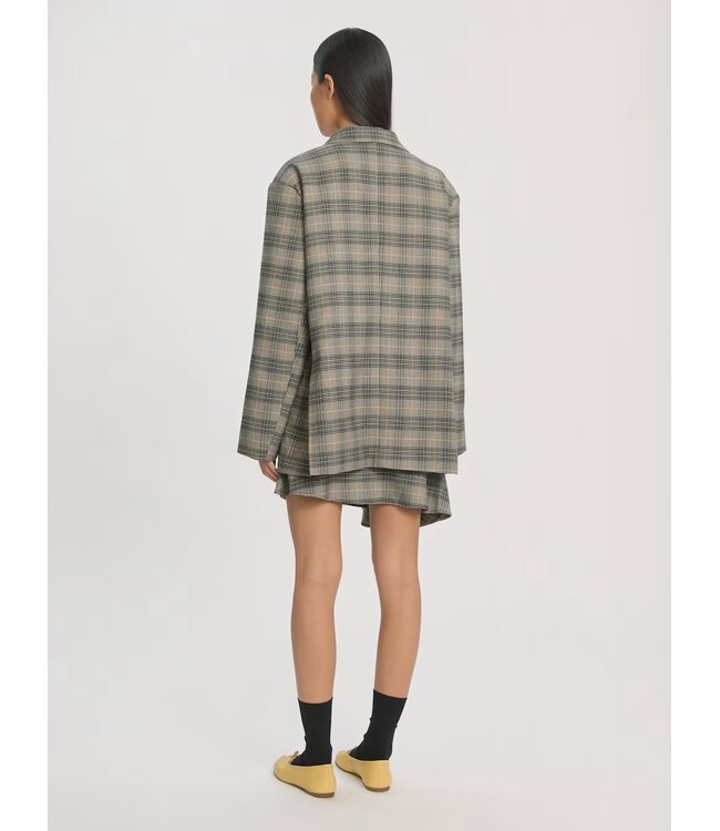 EDITED ED ARWEN WOOL BLAZER BLACK/WHITE CHECK