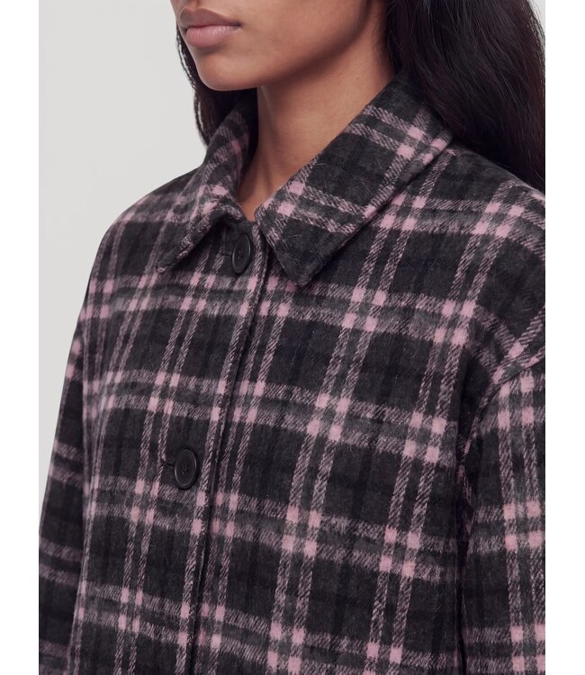 EDITED ED IGNACIO COAT PINK/GREY CHECK