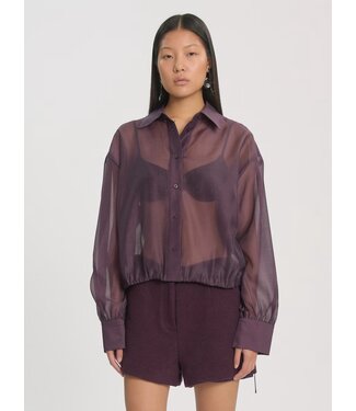 EDITED ED OTTILIA BLOUSE PLUM PERFECT