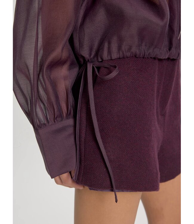 EDITED ED OTTILIA BLOUSE PLUM PERFECT
