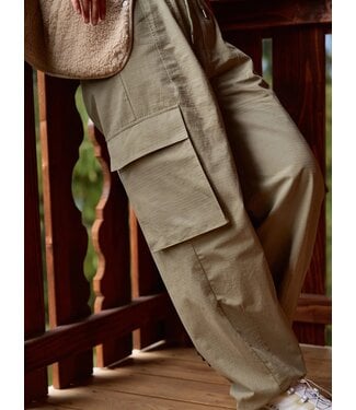 LES SOEURS LS HEDY RIBSTOP TROUSERS SAGE