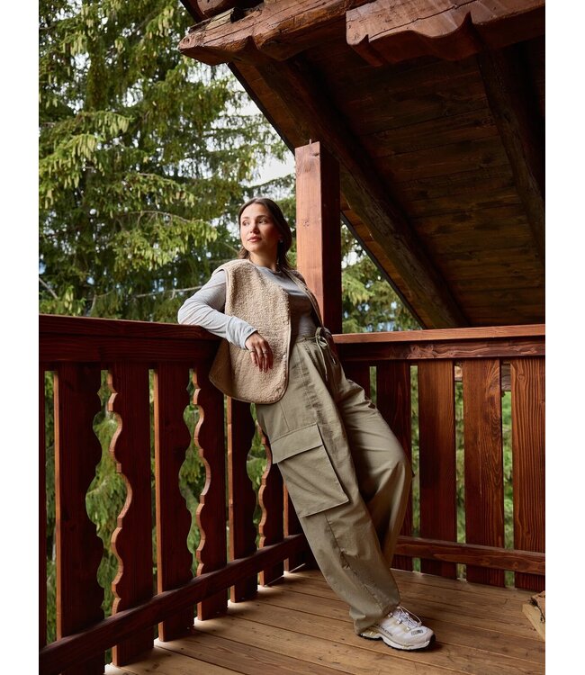 LES SOEURS LS HEDY RIBSTOP TROUSERS SAGE