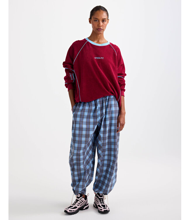 STIEGLITZ ST SILVANA TERRY SWEATER  RED