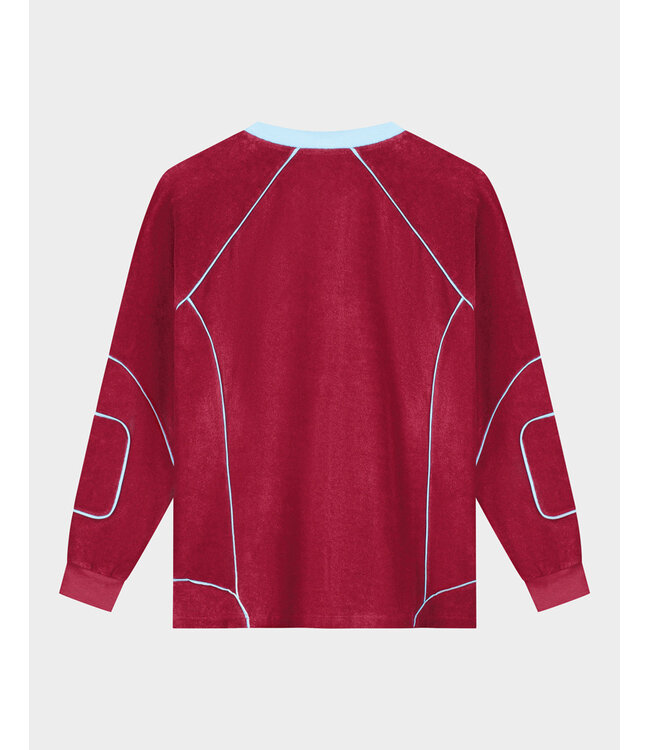 STIEGLITZ ST SILVANA TERRY SWEATER  RED