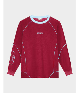 STIEGLITZ ST SILVANA TERRY SWEATER  RED