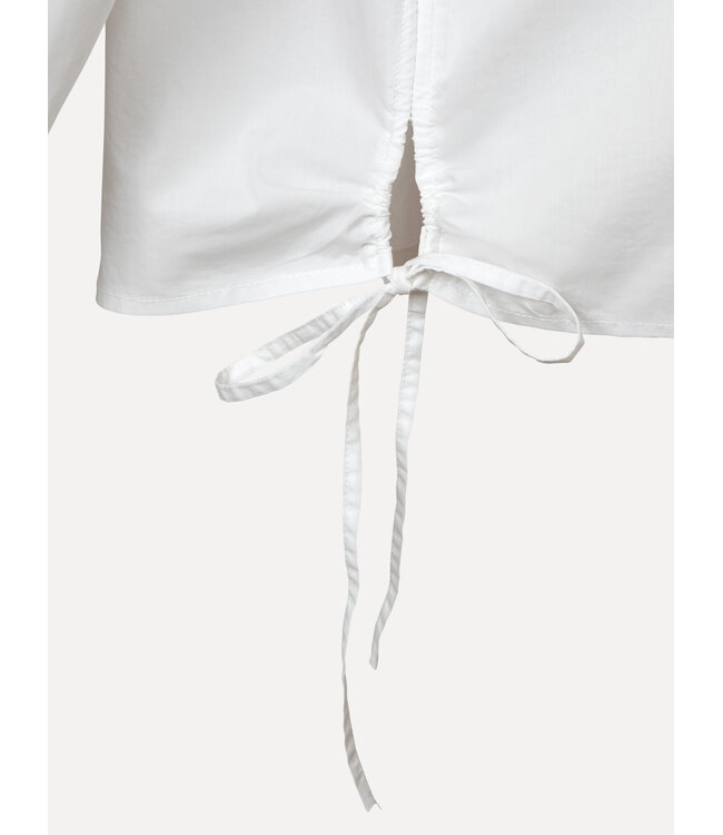 LES SOEURS LS DAVIS LS STROPPED BLOUSE WHITE