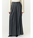 YAS YASELURA HW WIDE PANT DARK GREY