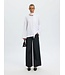 SELECTED FEMME SLWCOLWOMAN LS DETAIL TEE BRIGHT WHITE
