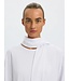 SELECTED FEMME SLWCOLWOMAN LS DETAIL TEE BRIGHT WHITE