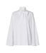 SELECTED FEMME SLWCOLWOMAN LS DETAIL TEE BRIGHT WHITE