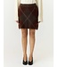 YAS YASARGY HW MOHAIR BLEND KNIT SKIRT COFFEE BEAN