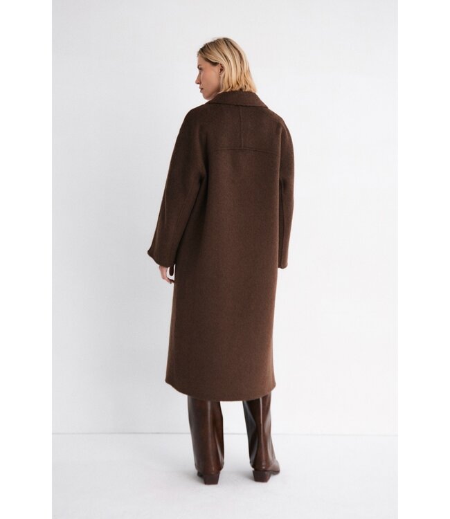 MUS & BOMBON MBB DEW LONG COAT BROWN
