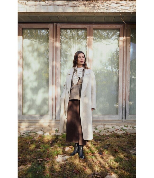 MUS & BOMBON MBB DEW LONG COAT GREY