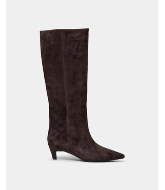 SOFIE SCHNOOR SS NOREENSW ANKLE SUEDE BOOT DARK COFFEE