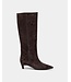 SOFIE SCHNOOR SS NOREENSW ANKLE SUEDE BOOT DARK COFFEE