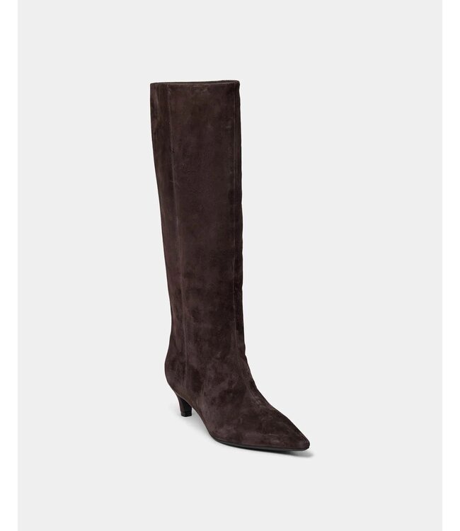 SOFIE SCHNOOR SS NOREENSW ANKLE SUEDE BOOT DARK COFFEE