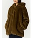 YAS YASSINDA LS FURRY JACKET DARK OLIVE