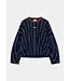 LAAGAM LA KELLY SWEATSHIRT NAVY STRIPED