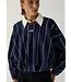 LAAGAM LA KELLY SWEATSHIRT NAVY STRIPED
