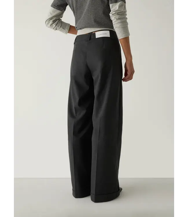 LAAGAM LA SMITH TAILORED PANTS GREY