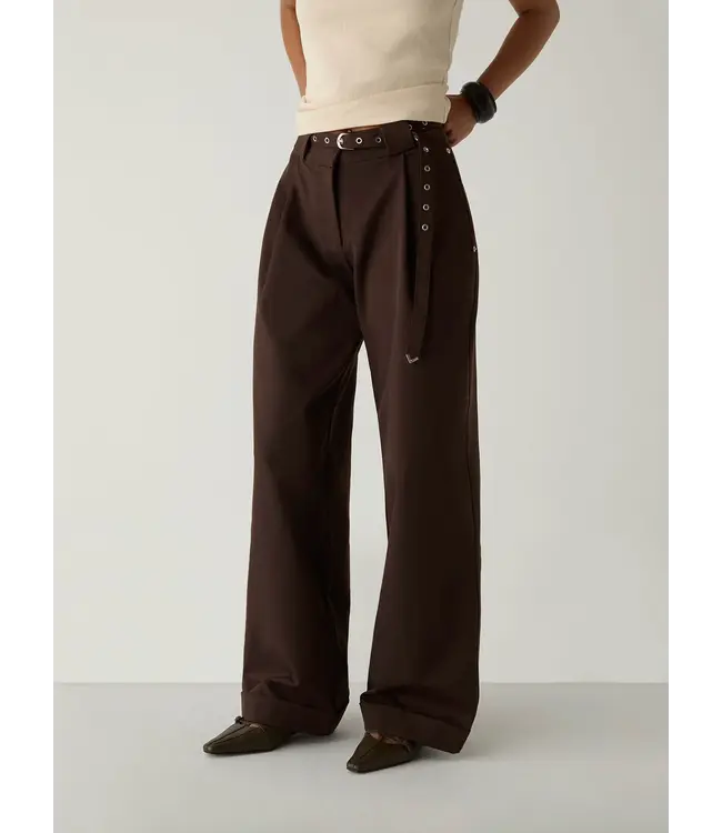 LAAGAM LA VALEA PANTS BROWN