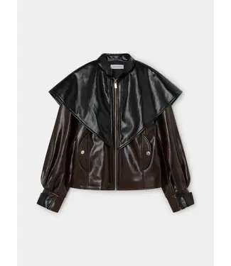 LAAGAM LA NOOR BOMBER JACKET BROWN