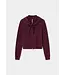 LAAGAM LA FRIDA ZIPPER KNIT PLUM