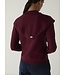 LAAGAM LA FRIDA ZIPPER KNIT PLUM