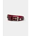 LAAGAM LA KEIRA LEATHER BELT/STUDS RED