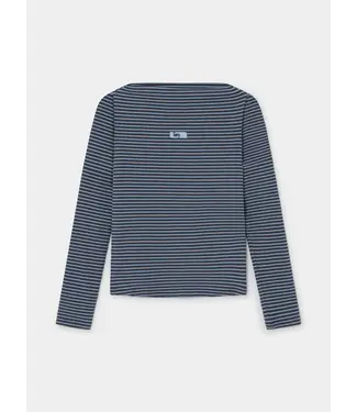LAAGAM LA EMORY LS T-SHIRT BLUE STRIPED