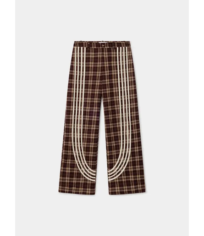 LAAGAM LA ZION PANTS BROWN SQUARED