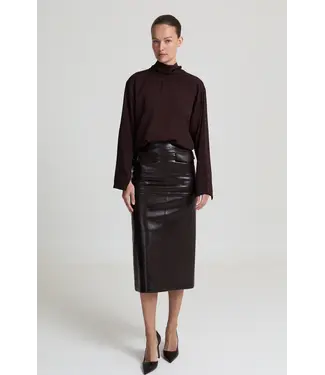 LIVTHELABEL LTL MARCELA SKIRT BROWN