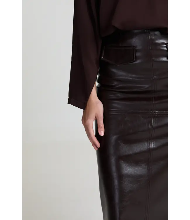 LIVTHELABEL LTL MARCELA SKIRT BROWN