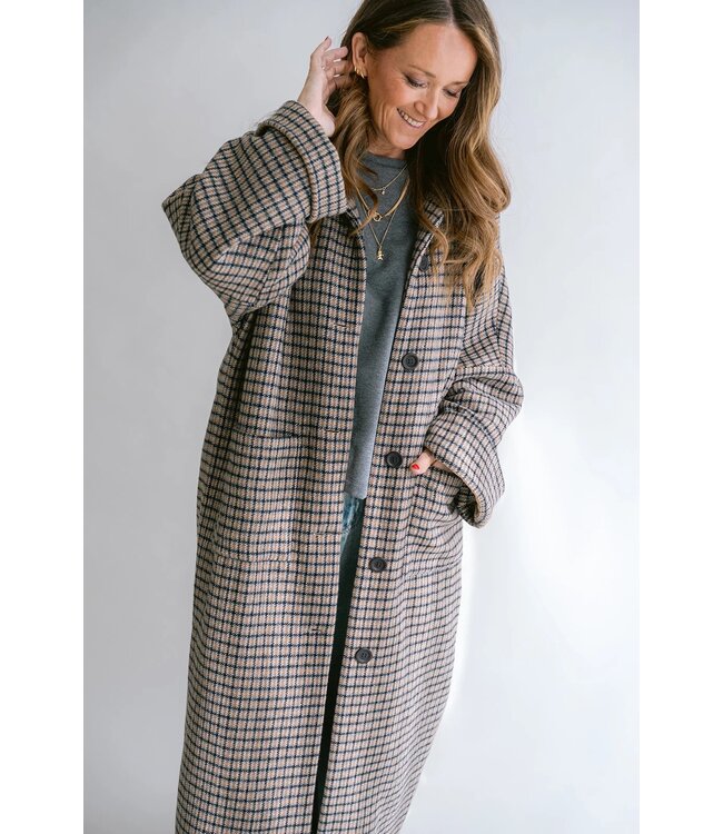 HELD HE NOOR JACKET LONG CHECK