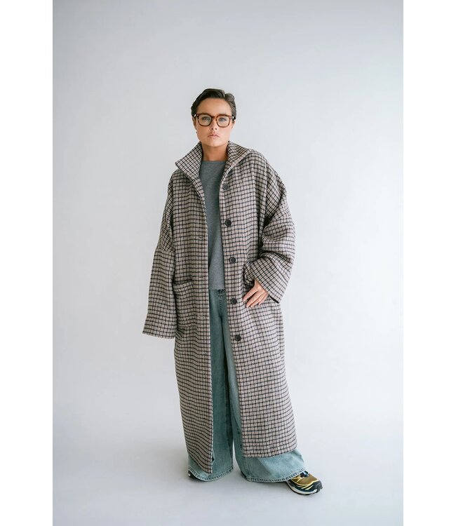 HELD HE NOOR JACKET LONG CHECK