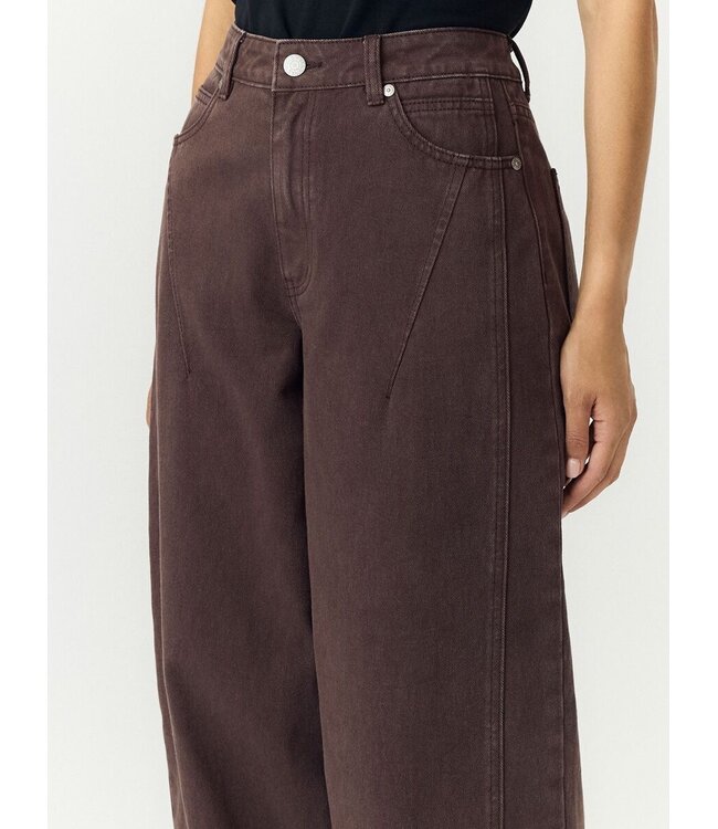 YAS YASSKY ANKO BARREL JEANS SEAL BROWN