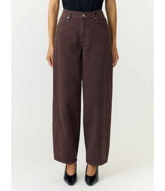 YAS YASSKY ANKO BARREL JEANS SEAL BROWN