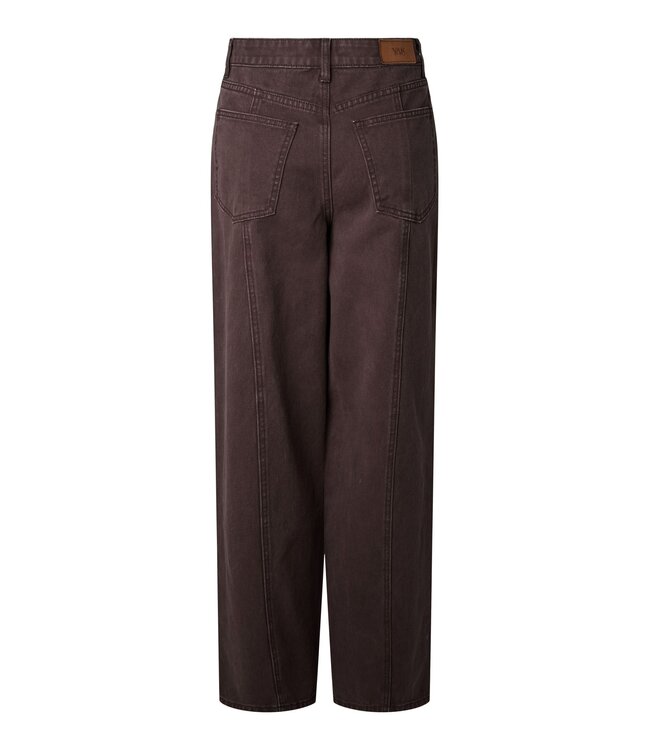 YAS YASSKY ANKO BARREL JEANS SEAL BROWN