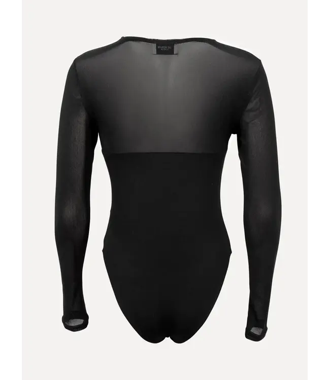 LES SOEURS LS SIDNEY LS BODY MESH BLACK