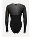 LES SOEURS LS SIDNEY LS BODY MESH BLACK