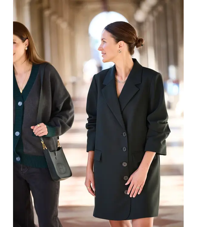 LES SOEURS LS HELEN BLAZER DRESS FOREST